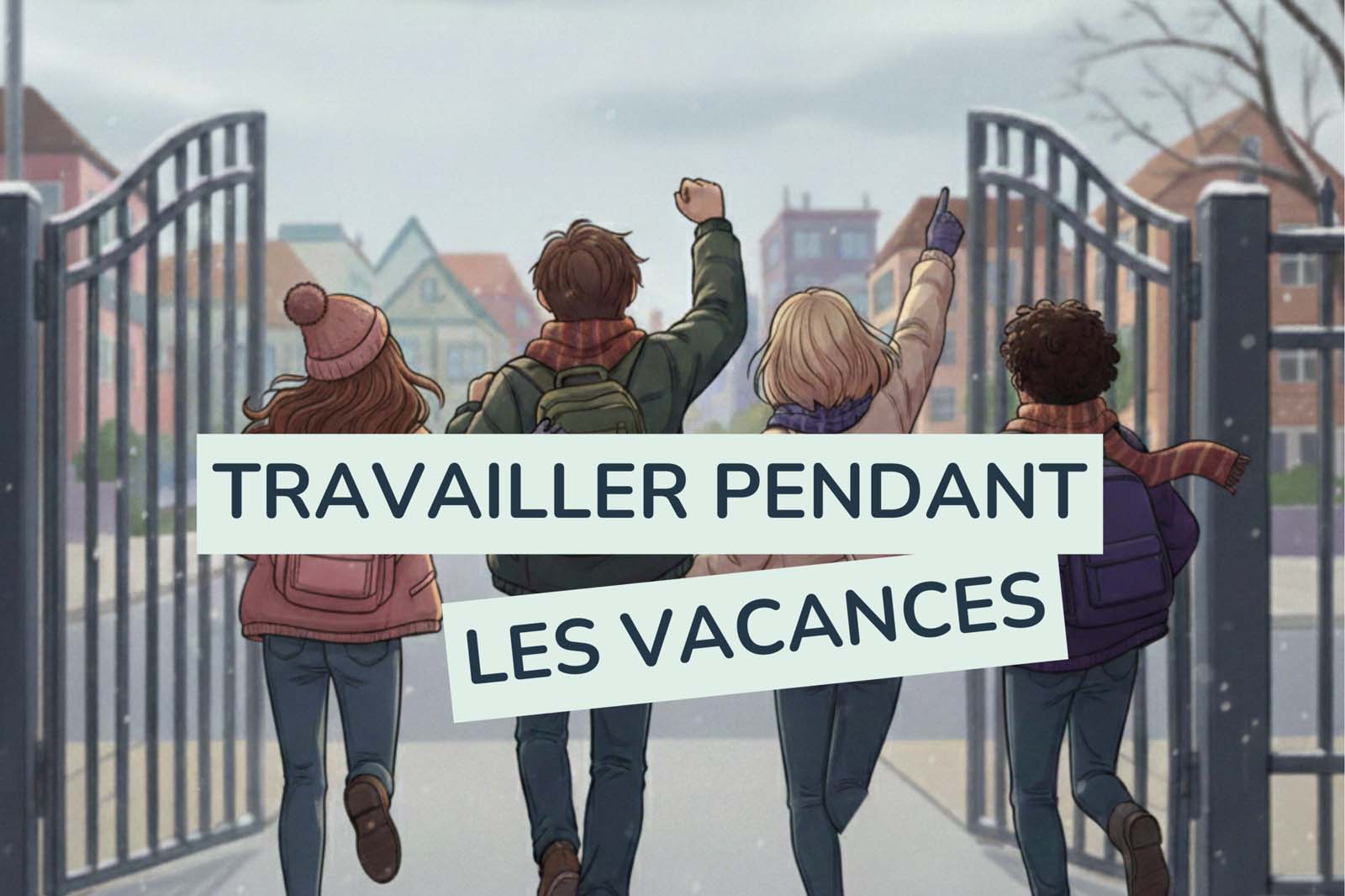Illustration d’un élève révisant pendant les vacances scolaires dans un environnement calme, montrant comment travailler efficacement sans gâcher ses vacances grâce à une organisation du travail, la régularité et des outils pédagogiques comme Tutobac.