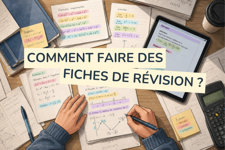 Comment faire une fiche de révision en maths efficace ? Le guide complet 