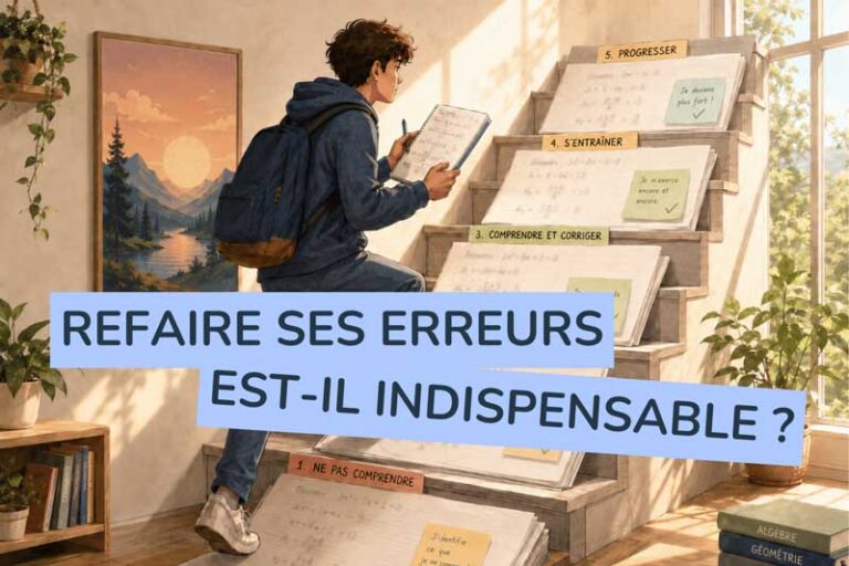 Pourquoi refaire ses erreurs est essentiel pour progresser en maths