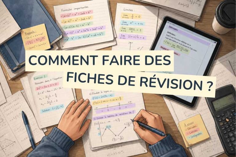 Comment faire une fiche de révision en maths efficace ? Le guide complet